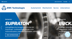 Desktop Screenshot of bws-technology.com