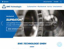 Tablet Screenshot of bws-technology.com